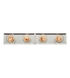 Hollywood 4 Light 24 inch Polished Chrome Mirror Vanity Light Wall Light 