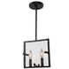 Harbor Point 2 Light 3.25 inch Oil Rubbed Bronze Candle Pendant Ceiling Light