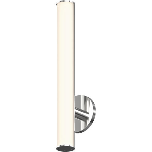 Bauhaus Columns LED 2 inch Satin Chrome Wall Bar Wall Light