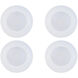 Disk light 120 5.4 inch White Disk Light, Pack of 4