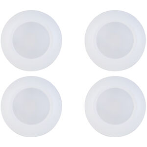 Disk light 120 5.4 inch White Disk Light, Pack of 4