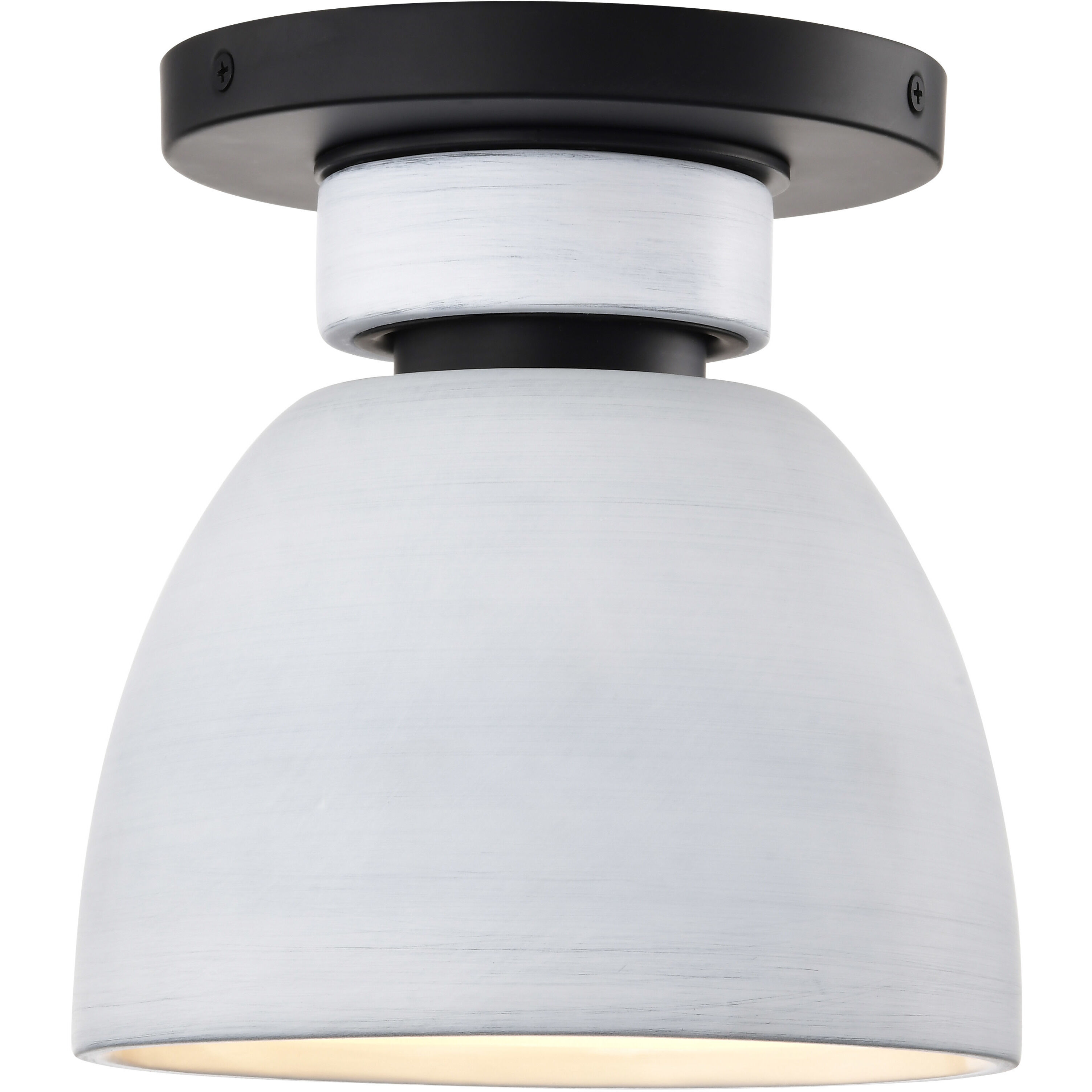 Collins 7.5 inch Matte Black Flush Mount Ceiling Light