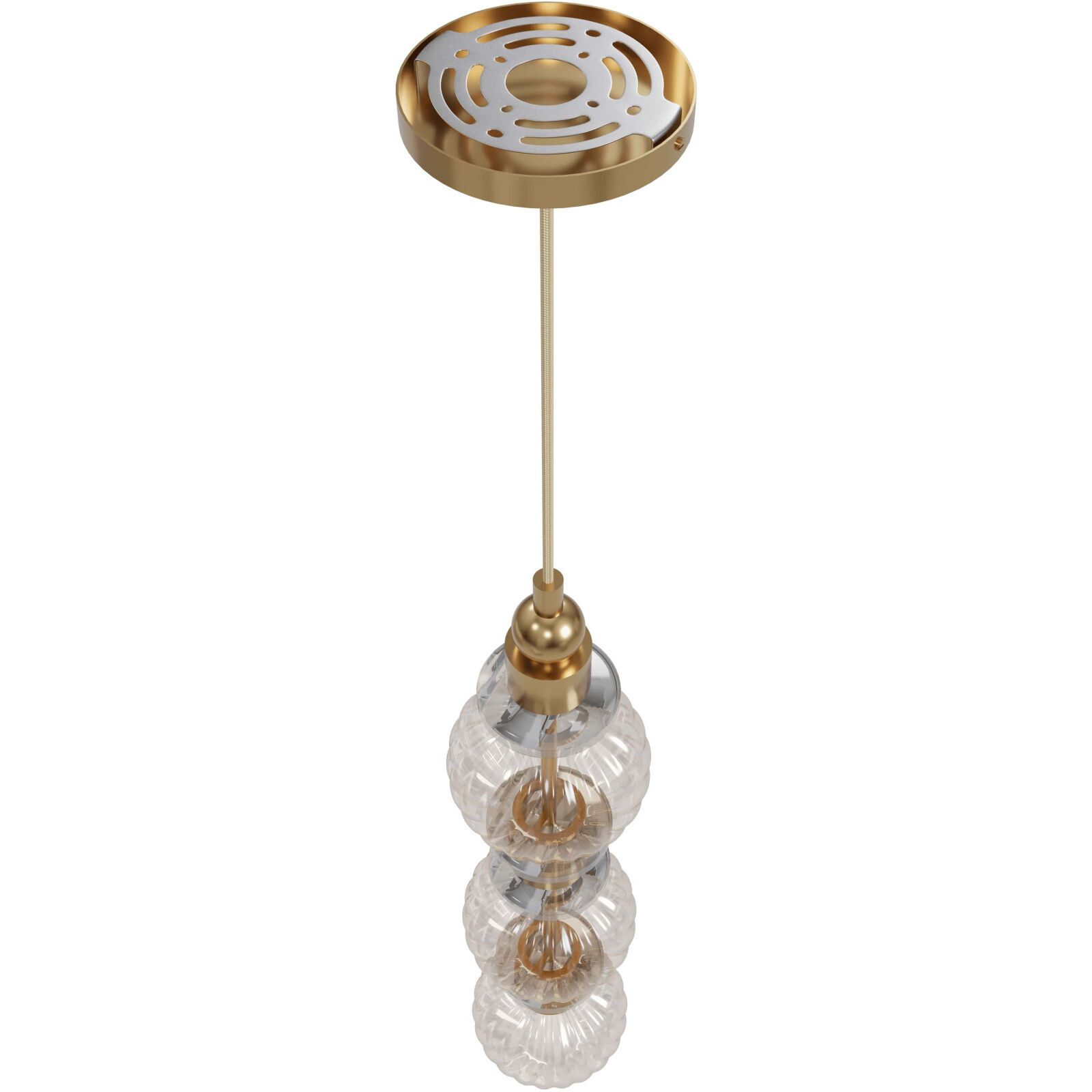 Avra LED 5 inch Aged Brass Pendant Ceiling Light