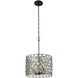 Windsor 4 Light 18 inch Carbon/Havana Gold Pendant Ceiling Light