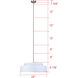 Landra 3 Light 22 inch Brushed Nickel Chandelier Ceiling Light