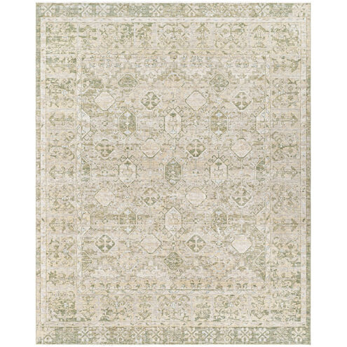 Once Upon a Time 118.11 X 35.04 inch Olive / Tan / Light Olive / Light Gray / Pale Blue Machine Woven Rug in 3 x 10