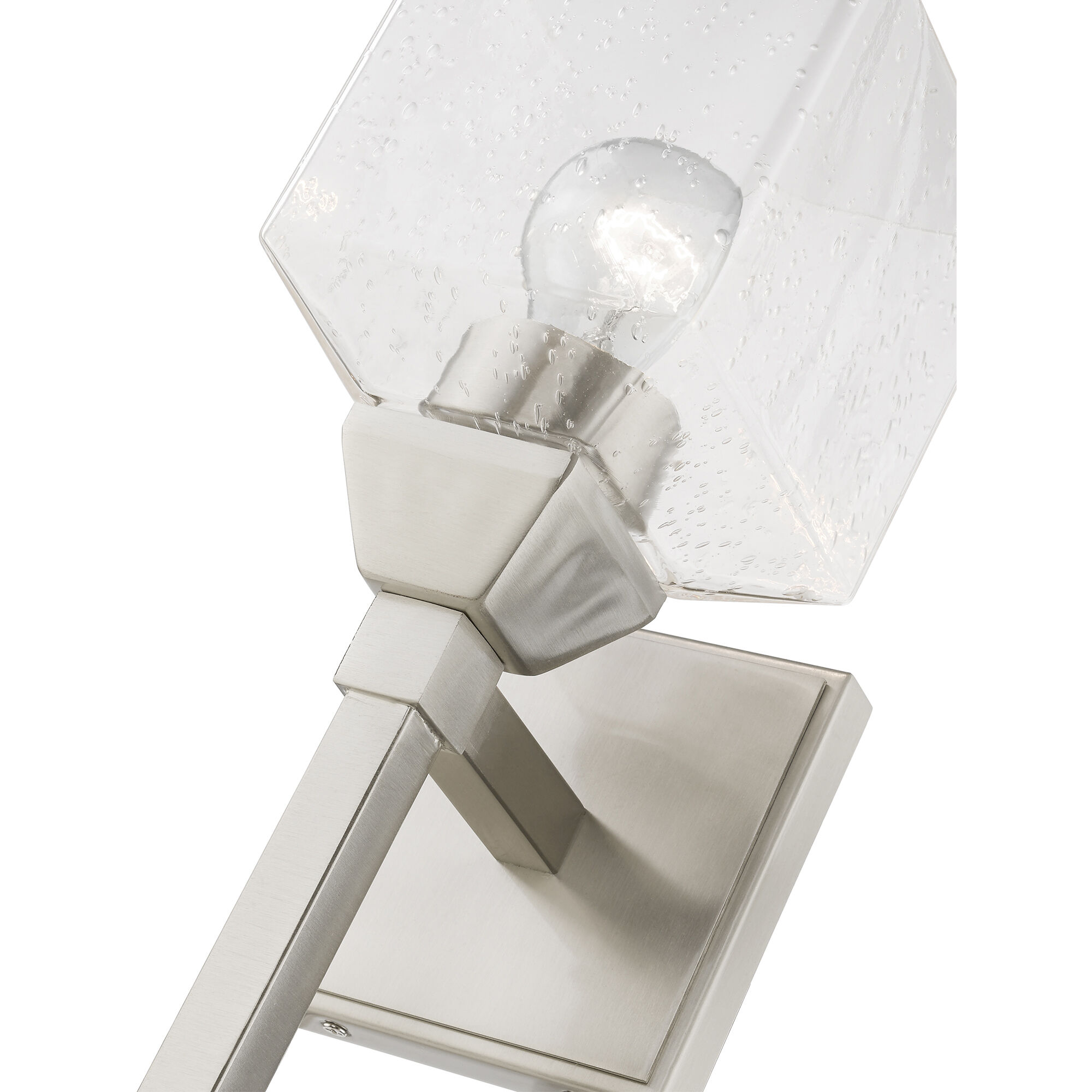 Aragon 1 Light 5 inch Brushed Nickel Vanity Sconce Wall Light