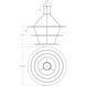 Arctic Rings LED 37 inch Bright Satin Aluminum Ring Pendant Ceiling Light