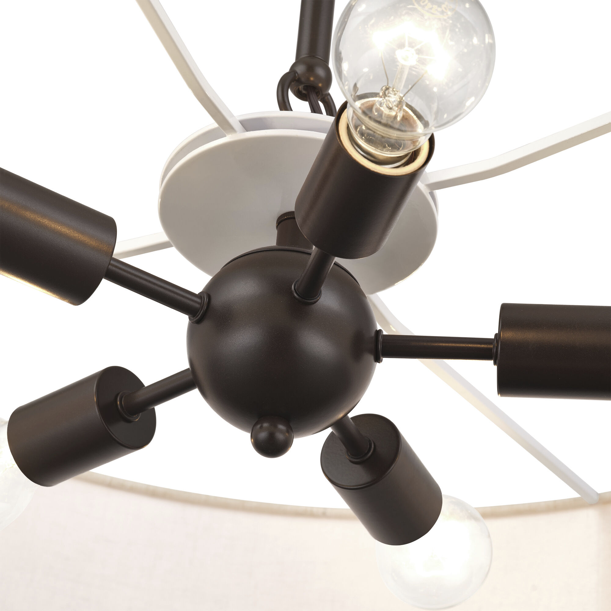 Manorwood 5 Light 28 inch English Bronze Pendant Chandelier Ceiling Light, Medium