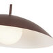 Regent 1 Light 19 inch Burgundy Pendant Ceiling Light