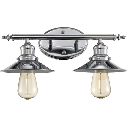 Griswald 2 Light 16 inch Polished Chrome Vanity Bar Wall Light