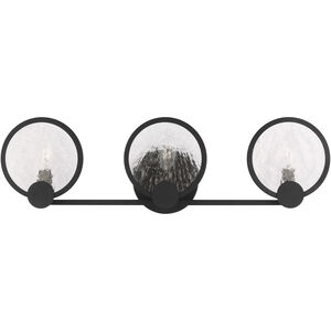 Cooper 3 Light 24 inch Midnight Black Wall Bath Fixture Wall Light