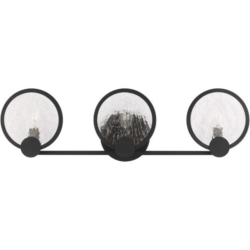 Cooper 3 Light 24 inch Midnight Black Wall Bath Fixture Wall Light