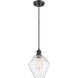 Ballston Cindyrella 1 Light 8 inch Matte Black Mini Pendant Ceiling Light