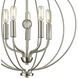 Williamsport 5 Light 19 inch Brushed Nickel Chandelier Ceiling Light