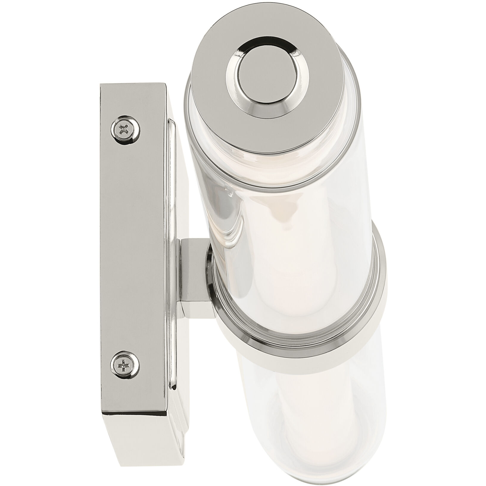 Laurene LED 26.5 inch Polished Nickel Linear Bath Bar Wall Light, Medium