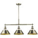 Yep Orwell Island Light Ceiling Light in Aged Brass
