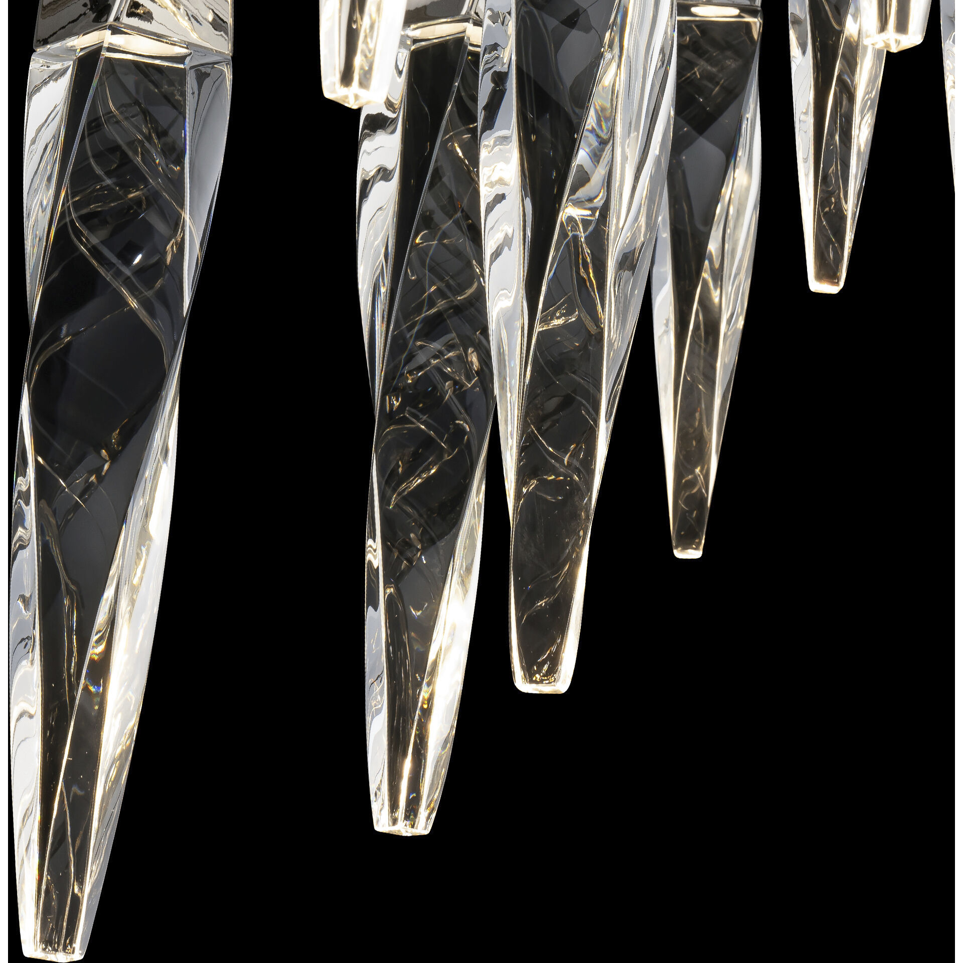 Beyond Kindjal LED 28 inch Polished Nickel Multi-Light Pendant Ceiling Light, Square Canopy