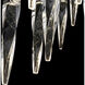 Beyond Kindjal LED 28 inch Polished Nickel Multi-Light Pendant Ceiling Light, Square Canopy