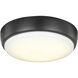 Universal LED Matte Black Fan Light Kit