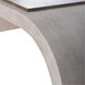 Dann Foley 48 X 18 inch Gray and Driftwood Gray Cocktail Table