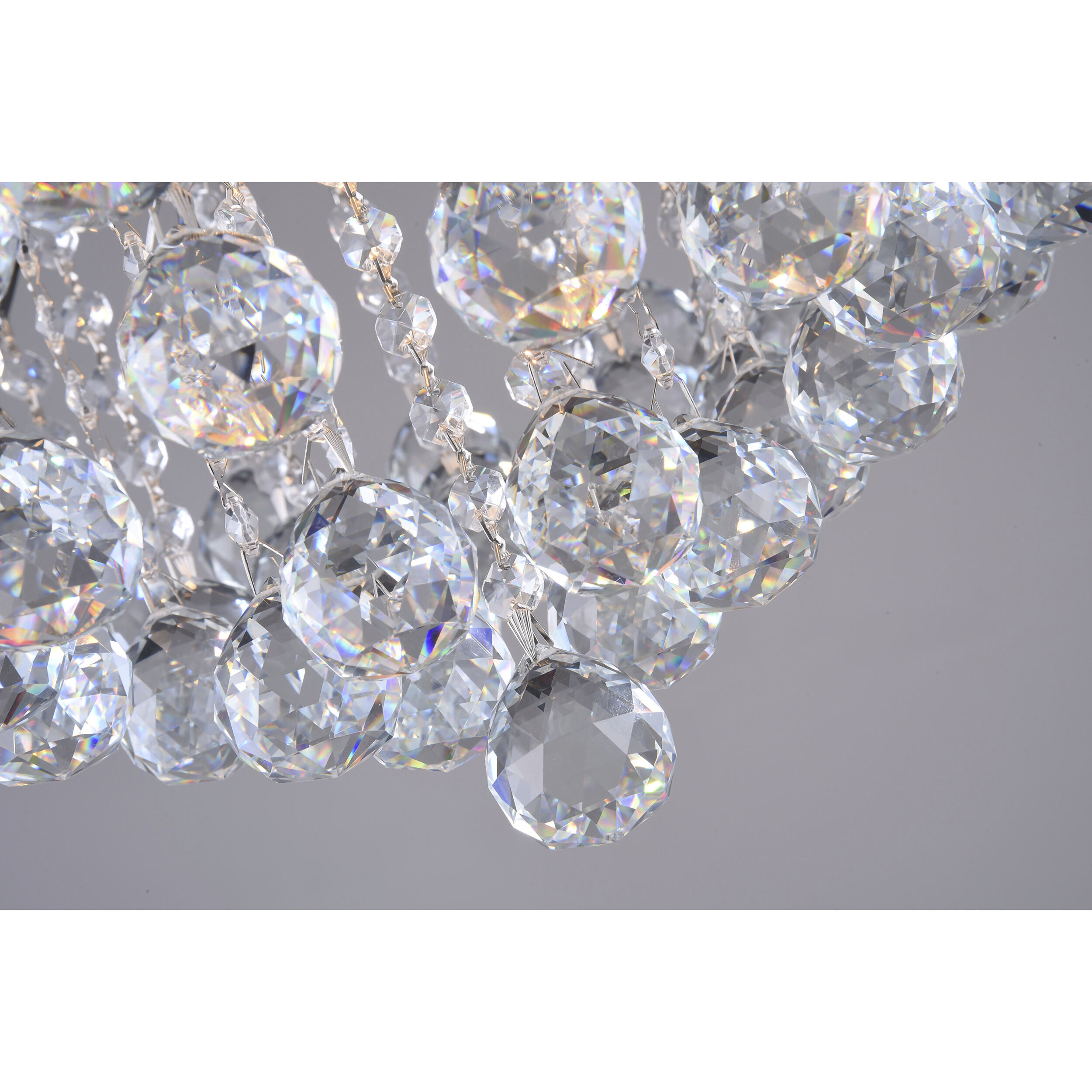 Canada 10 Light 19 inch Chrome Chandelier Ceiling Light