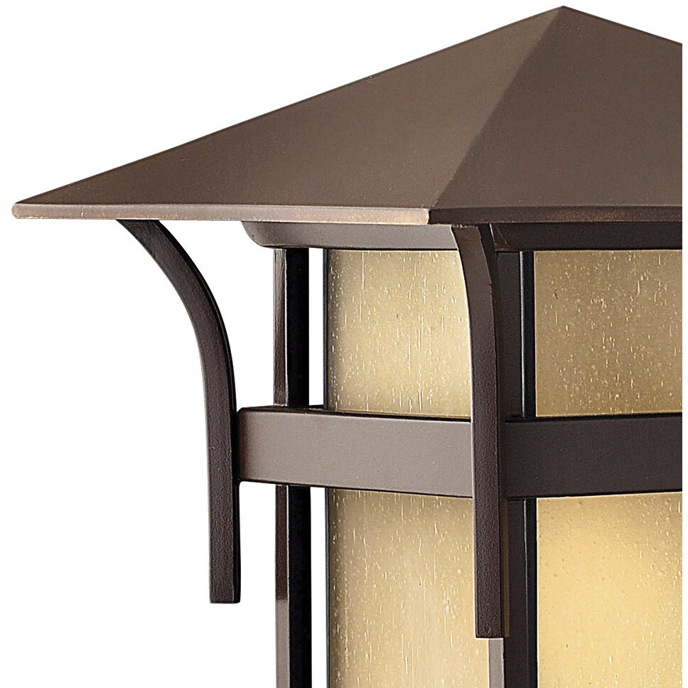 Estate Series Harbor LED 14 inch Anchor Bronze Outdoor Wall Mount Lantern, Low Voltage