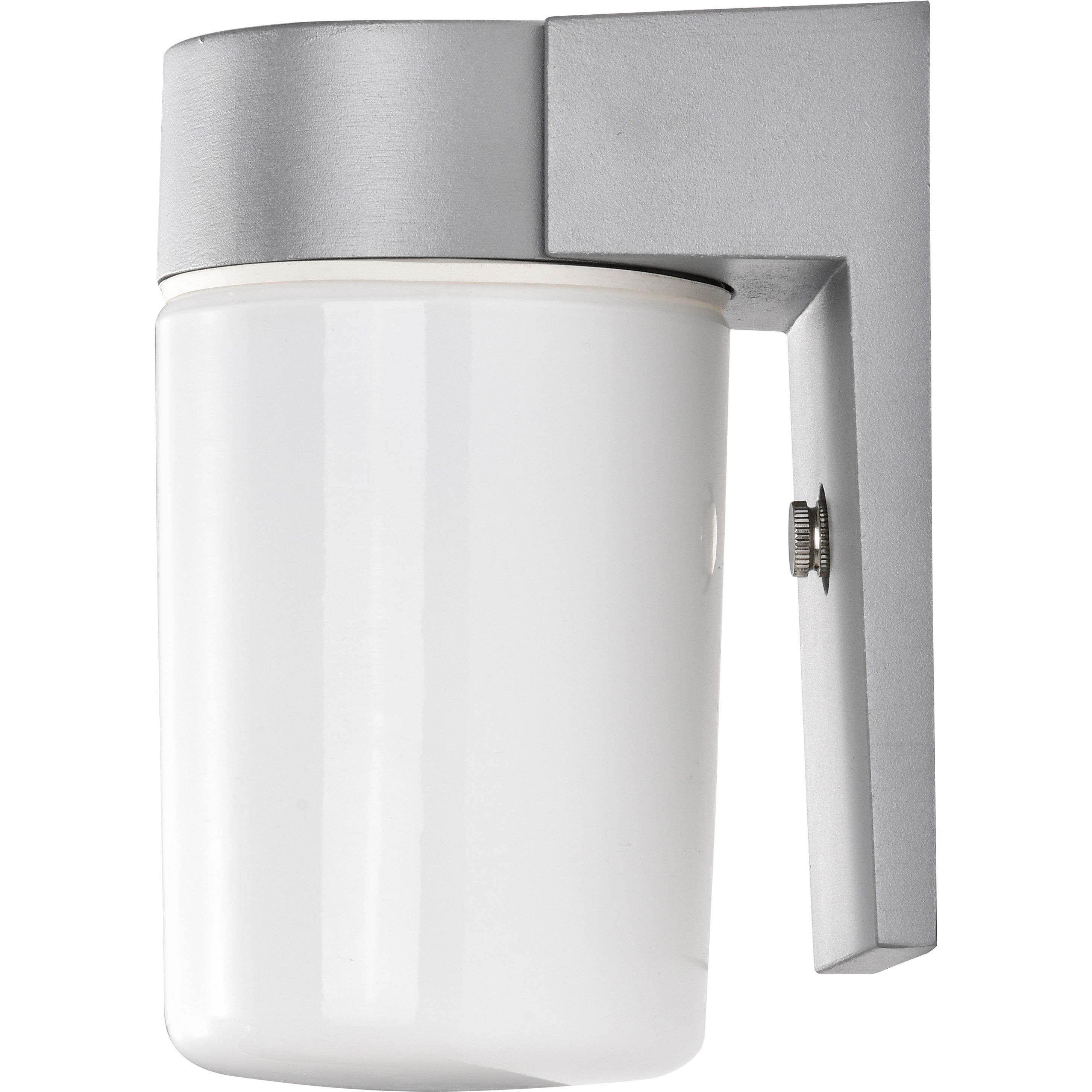 Brentwood 1 Light 8 inch Satin Aluminum Outdoor Wall Mount