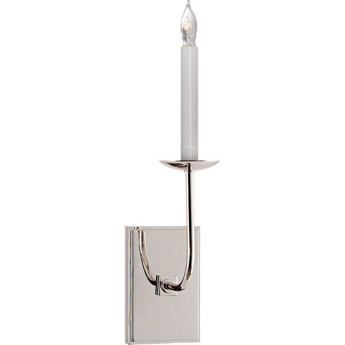 Chapman & Myers TT 1 Light 4 inch Polished Nickel Single Sconce Wall Light