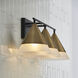 Avant 3 Light 26 inch Aged Brass and Black Vanity Light Wall Light