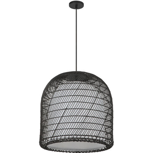 Alora Mood Bondi 1 Light 20.13 inch Matte Black Pendant Ceiling Light