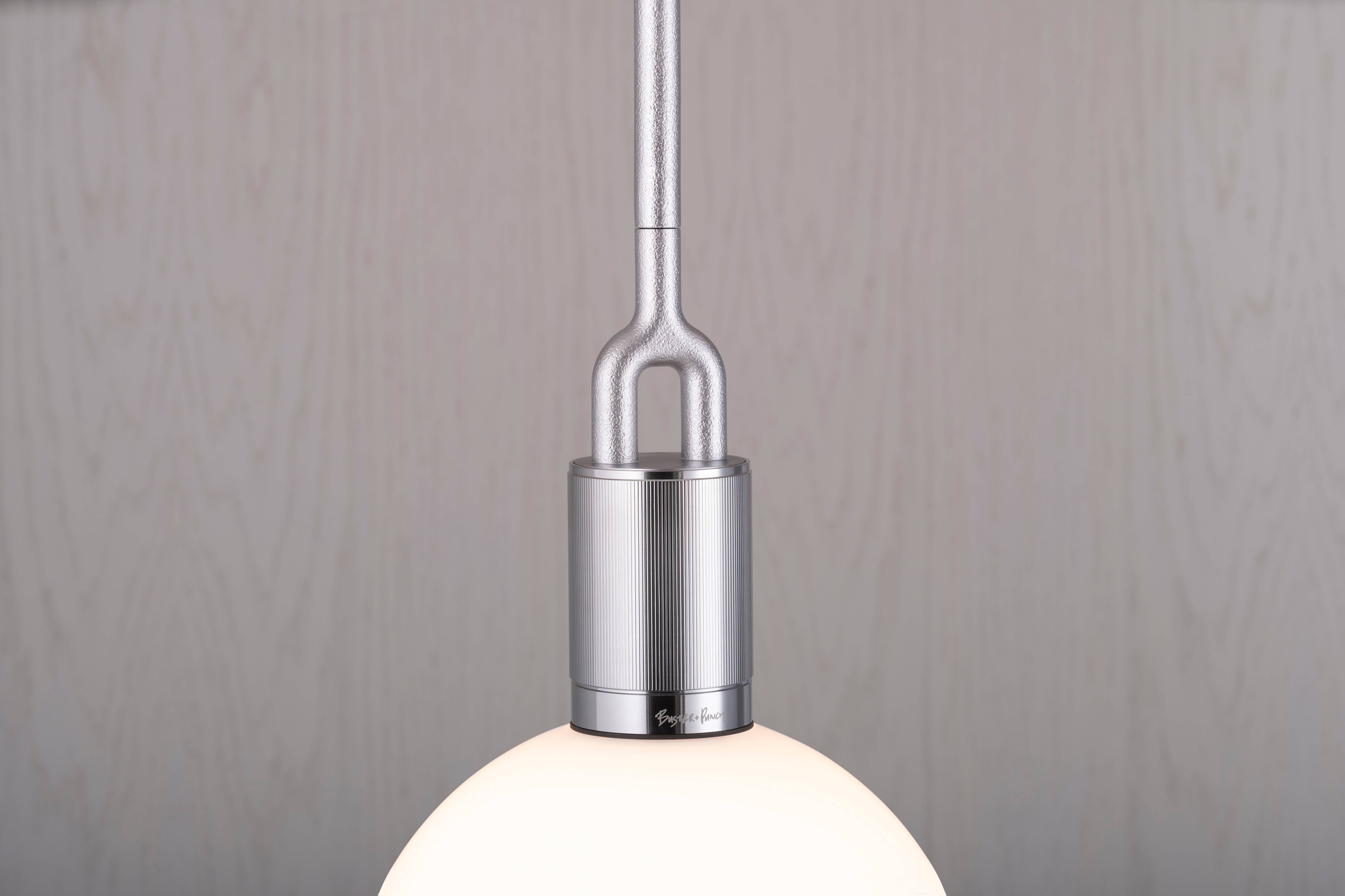 Forked LED 7.87 inch Steel Pendant Ceiling Light