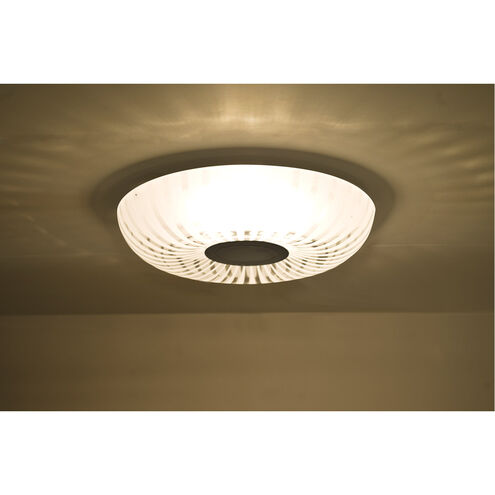 Spira 1 Light 10 inch Black Flush Mount Ceiling Light