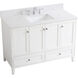 Sommerville 48 X 22 X 34 inch White Vanity Sink Set