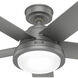 Seawall 52 inch Matte Silver Outdoor Ceiling Fan