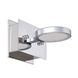 Milan LED 5 inch Chrome Vanity Light Wall Light in 1