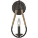 Farmhouse 1 Light 5.5 inch Rusty Nail with Rope Wall Sconce Wall Light