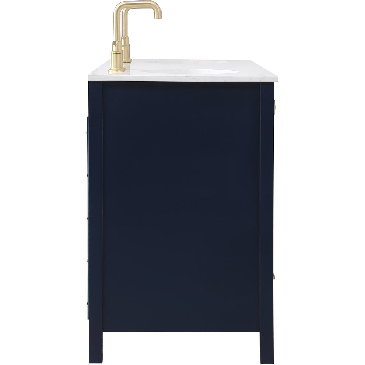 Irene 60 X 22 X 34 inch Blue Vanity Sink Set