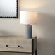 Roman 17.5 inch 60.00 watt Blue Leather Table Lamp Portable Light