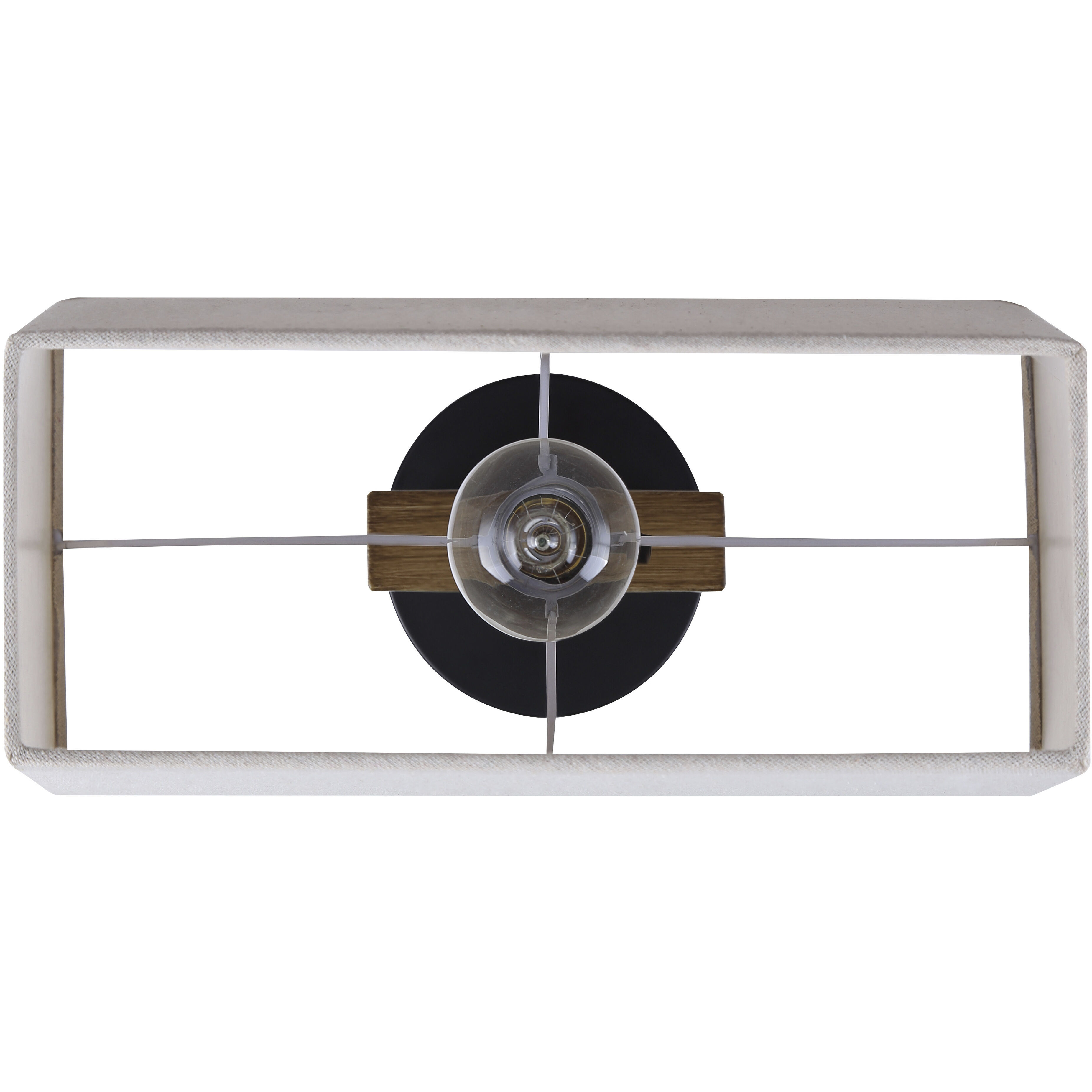 Burke 26 inch 60.00 watt Matte Black and Brushed Brown Table Lamp Portable Light