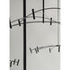 Sean Lavin Aerial LED 50 inch Matte Black Chandelier Ceiling Light, Integrated LED