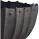 Neushoorn Ebony Centerpieces, Set of 2