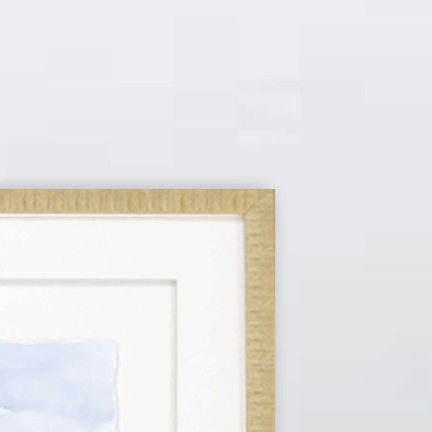 Watercolour Green and Turquoise and Yellow and Blue Framed Art