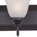 Essentials - 801x 5 Light 36 inch Oil Rubbed Bronze Bath Vanity Wall Light in Frosted