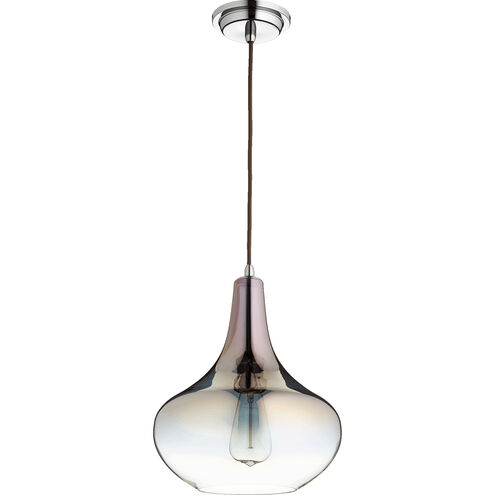 Fort Worth 1 Light 11 inch Gunmetal Mini Pendant Ceiling Light