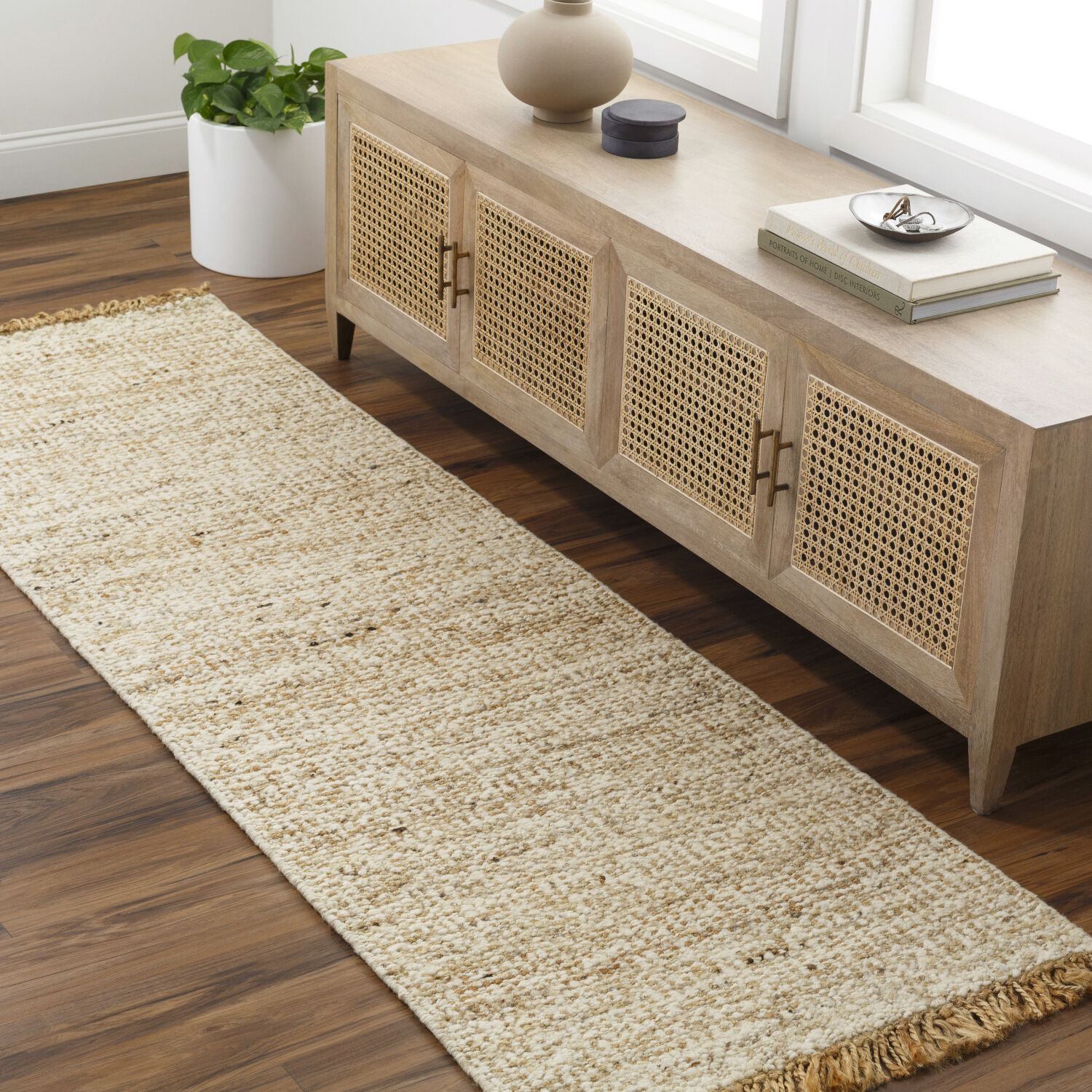 Aylin 96 X 30 inch Tan Rug, Runner