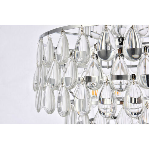 Mila 3 Light 16 inch Chrome Pendant Ceiling Light