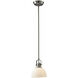 Madison 1 Light 7 inch Brushed Nickel Pendant Light Ceiling Light