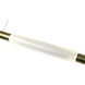 Canada LED 8 inch Gold LED Chandelier Ceiling Light