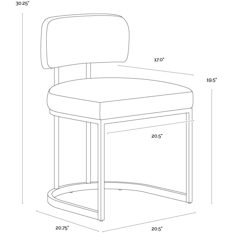 Larissa Bravo Black / Halton Birch Dining Chair